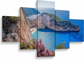 Obraz - Plaża Navagio, Grecja (125x70 cm)