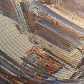 Obraz - John Singer Sargent, Gondola Moorings on the Grand Canal, reprodukcje (170x50 cm)