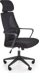 Obrotowe krzesło gabinetowe z zagłówkiem Valdez