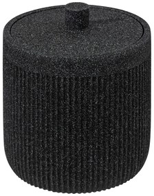 Pojemnik na waciki i patyczki ONYX, łupek, Ø 9,9 cm
