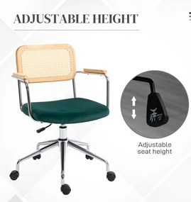 Vinsetto Krzesło Biurowe z Funkcją Masażu i Ogrzewania Ergonomiczne 66x67x110-118cm Kremowe | Aosom PL