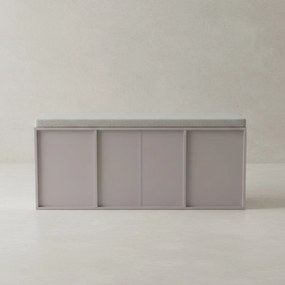 Szafka na buty z siedziskiem PORTA, 103 x 30 x 46 cm