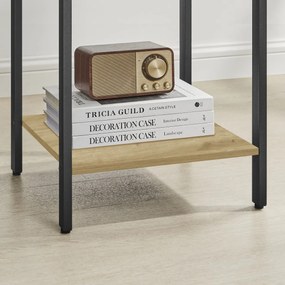 Stolik pomocniczy z szufladą TAYLOR ARTISAN 40x40 cm