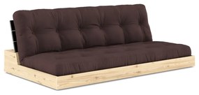 Ciemnobrązowa rozkładana sofa 196 cm Base – Karup Design