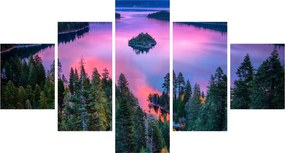 Obraz - Jezioro Tahoe, Sierra Nevada, Kalifornia, USA (125x70 cm)