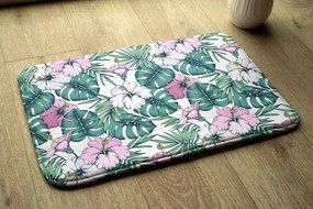 Dywanik do łazienki Dywanik do łazienki Liście monstery