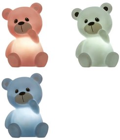 LED dziecięca lampka nocna TEDDY 10x13,5 cm - różne kolory Kolor: Biały