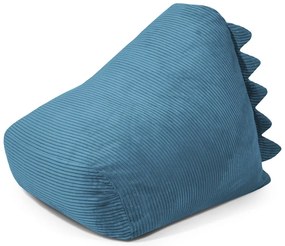 Niebieski sztruksowy dziecięcy worek do siedzenia Snug 80 Dragon – SLOWDOWN