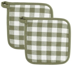 Bawełniane rękawice kuchenne zestaw 2 szt. Gingham – Tiseco Home Studio