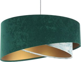 Zielona welurowa lampa wisząca K6-M35