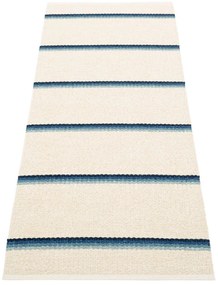Niebiesko-kremowy chodnik odpowiedni na zewnątrz 70x180 cm Olle Blue Vanilla – Pappelina