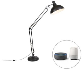 Inteligentna lampa stojąca czarna regulowana z WiFi A60 - Hobby Retro Oswietlenie wewnetrzne