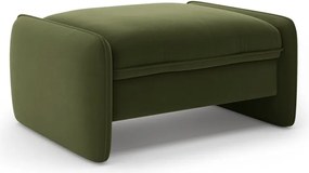 Zielony aksamitny podnóżek Georgia – Micadoni