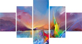 Obraz - Zachód słońca (125x70 cm)