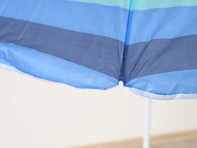 Parasolka BLUE STRIPES 180 cm, niebieska