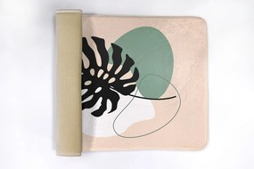 Dywanik łazienkowy antypoślizgowy Dywanik łazienkowy antypoślizgowy Liść Paproć