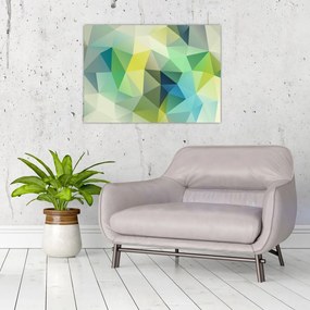 Obraz abstrakcji geometrycznej (70x50 cm)
