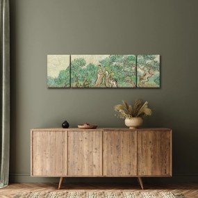 Obraz - Vincent van Gogh, The Olive Orchard, reprodukcje (170x50 cm)