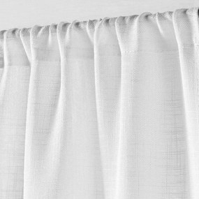 Biała zasłona na drzwi 90x200 cm Haltona – douceur d'intérieur