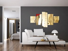 Obraz - Wspomnienia z Paryża (125x70 cm)