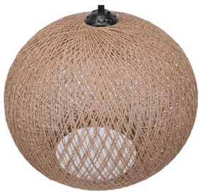 Beżowa lampa wisząca z kloszem z juty ø 38 cm – Opviq lights