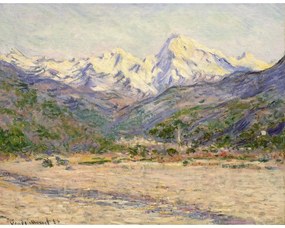 Obraz – reprodukcja 70x55 cm The Valley of the Nervia, Claude Monet – Fedkolor