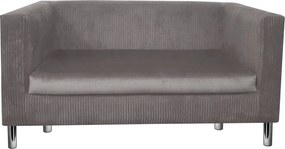 Sofa Monaco : Kolor nogi - Chrom, Kolor tkaniny - Kronos22/Poso22, Typ tkaniny - Kronos/Poso, Wysokość nogi - 15 cm