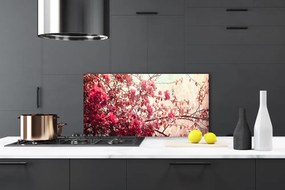 Panel Szklany Kwitnące Gałązki Drzewa