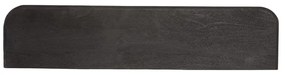 Czarna półka z litego drewna mango 88 cm Tarontu – Light &amp; Living