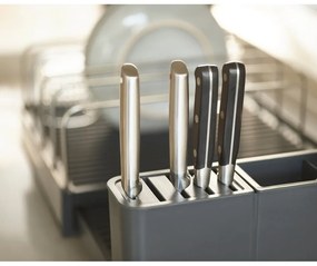 Metalowy ociekacz w niebiesko-srebrnym kolorze Extend – Joseph Joseph