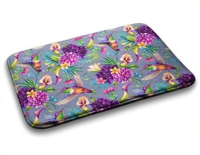 Dywanik łazienkowy Dywanik łazienkowy Kwiaty Ptaki