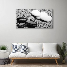 Obraz na płótnie Deszcz na Gładkich Kamieniach