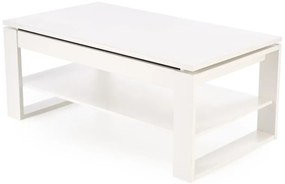 Ława podnoszona BETTY 114x65(92)cm biała HALMAR
