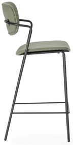 Hokery w kolorze khaki zestaw 2 szt. (wysokość siedziska 68 cm) Maika – Marckeric