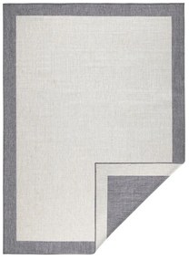 Jasnoszary chodnik dwustronny odpowiedni na zewnątrz NORTHRUGS Panama, 80x350 cm