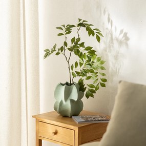 Wazon Petal Green 20x21 cm