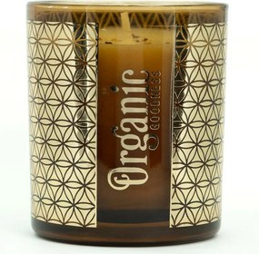 Organiczna świeca kadzidlana Lemongrass & Spice 200 g w szklanym słoiku ze złotą folią