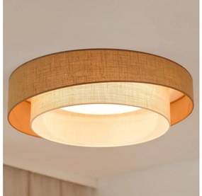 Brilagi - LED ściemnialna lampa sufitowa SHINE LED/24W/230V beż/krem + DO