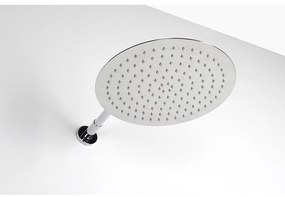 Deszczownica ze stali nierdzewnej w kolorze srebra z połyskiem ø 30 cm Slim – Sapho