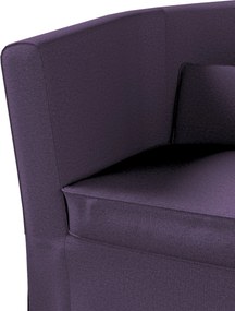 Pokrowiec na fotel Ektorp Tullsta kolor fioletowy tkanina strukturalna