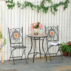 Zestaw mebli ogrodowych Outsunny 3-częściowy