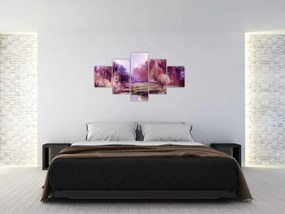 Obraz - Malarstwo pejzażowe jesienne (125x70 cm)