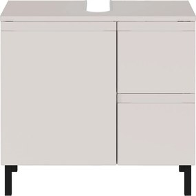 Kremowa niska szafka pod umywalkę 60x56 cm Salinas – Germania