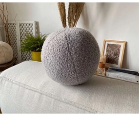 Poduszka dekoracyjna z materiału bouclé ø 25 cm Top – Mioli Decor