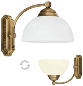 Złoty kinkiet mosiężny B-K1G