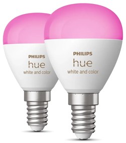 Inteligentne żarówki z gwintem E14, 5 W zestaw 2 szt. White and color ambiance – Philips Hue