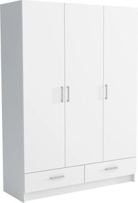 Szafa PINELLO - Biały / 2 szuflady / 144 cm