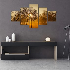 Obraz wschodu słońca (125x70 cm)