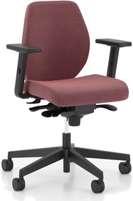 Obrotowe krzesło do biura Bjarg Swivel Chair LB UPH niskie oparcie