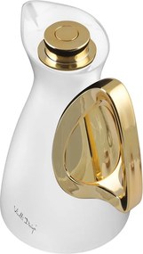 Termos w biało-złotym kolorze 1 l Alessia – Vialli Design